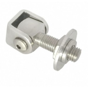 Петля регулируемая М18 c кольцом под приварку